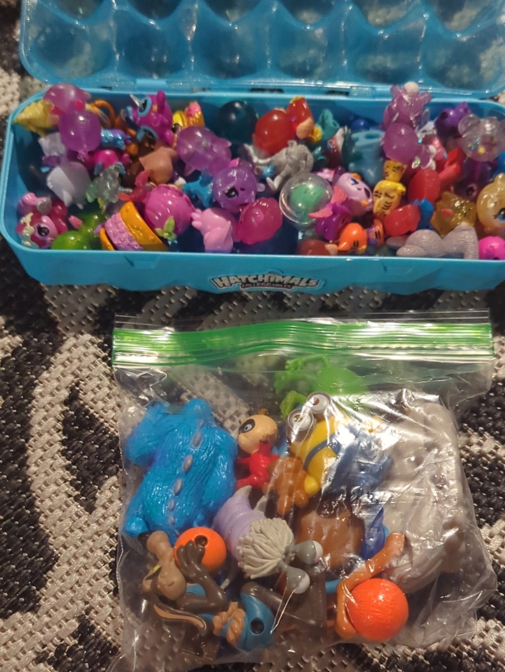 Surprise Blue Egg Case with Mixed Kids Toys
